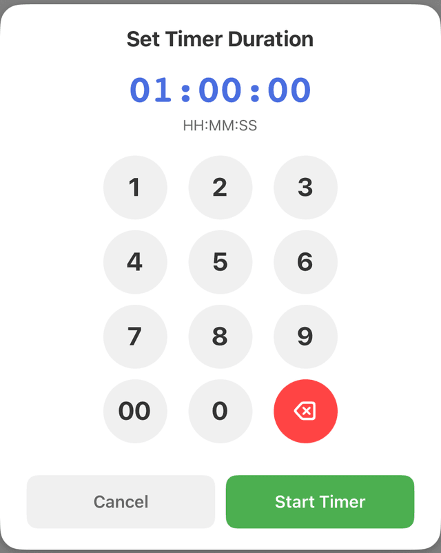 Setting a focus interval on the Lock In Squad timer